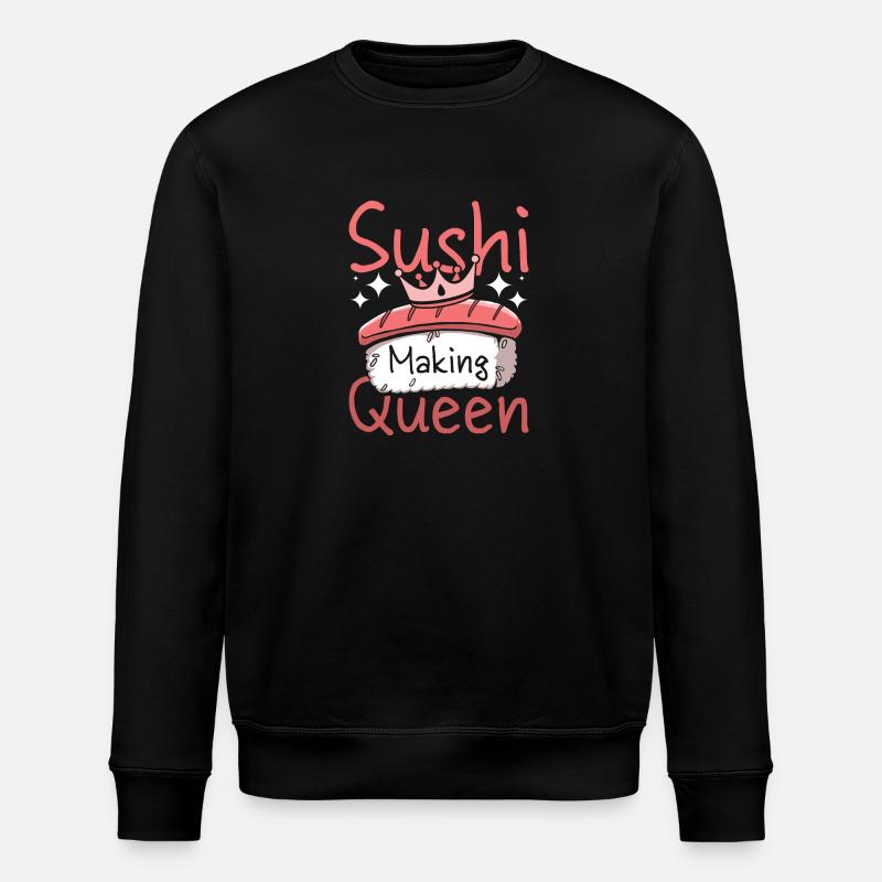 Sushi making queen - Stanley/Stella Unisex Bio-Sweatshirt ROLLER - Schwarz