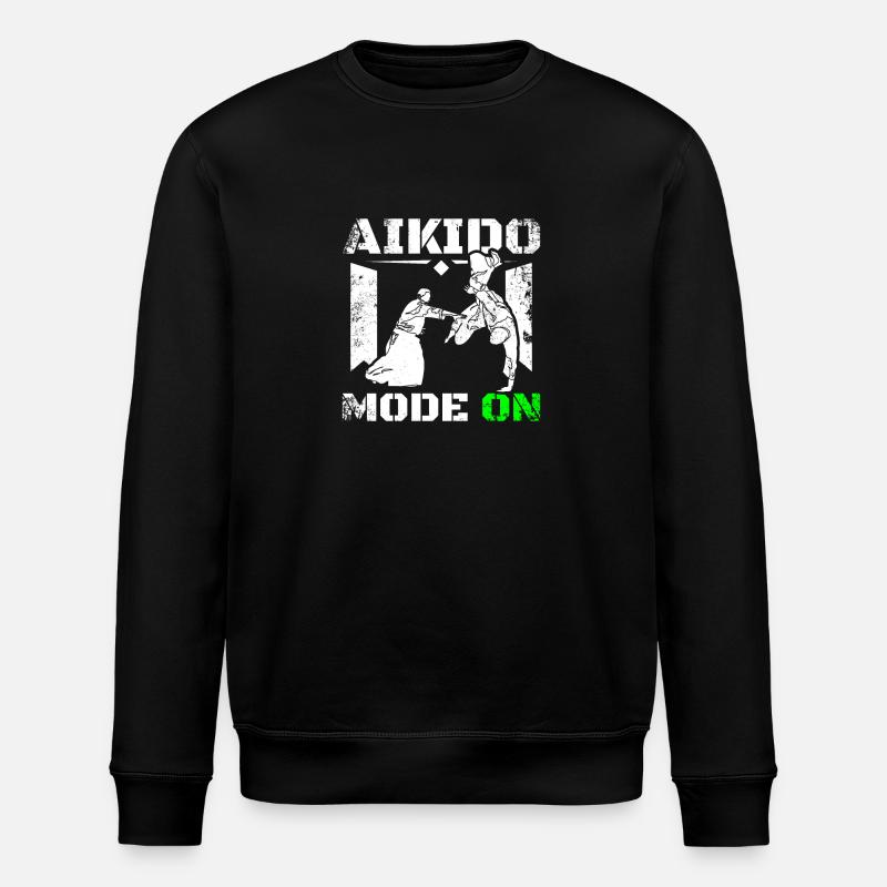 Aikido mode on - Stanley/Stella ROLLER Unisex Organic Sweatshirt - black