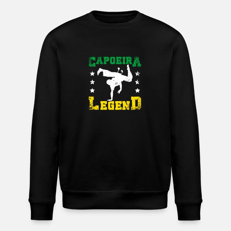 Brazil Capoeira legend - Stanley/Stella ROLLER Unisex Organic Sweatshirt - black