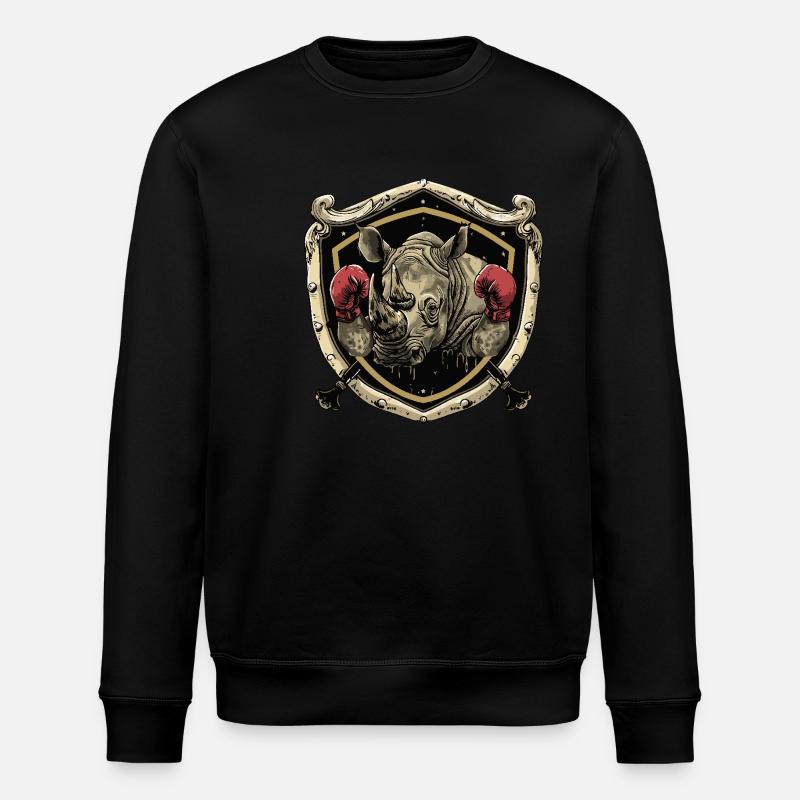 Nashorn Boxer MMA - Stanley/Stella Unisex Bio-Sweatshirt ROLLER - Schwarz