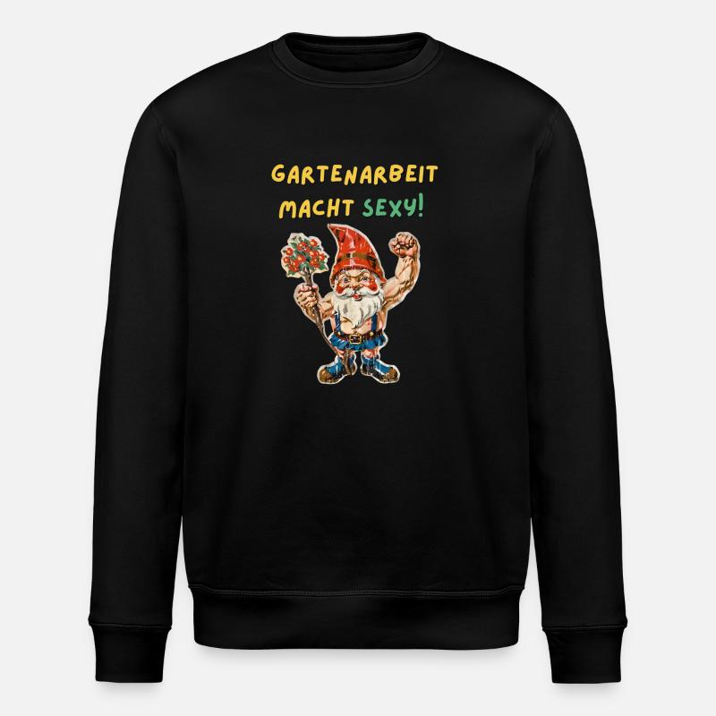 Gartenarbeit - Stanley/Stella Unisex Bio-Sweatshirt ROLLER - Schwarz