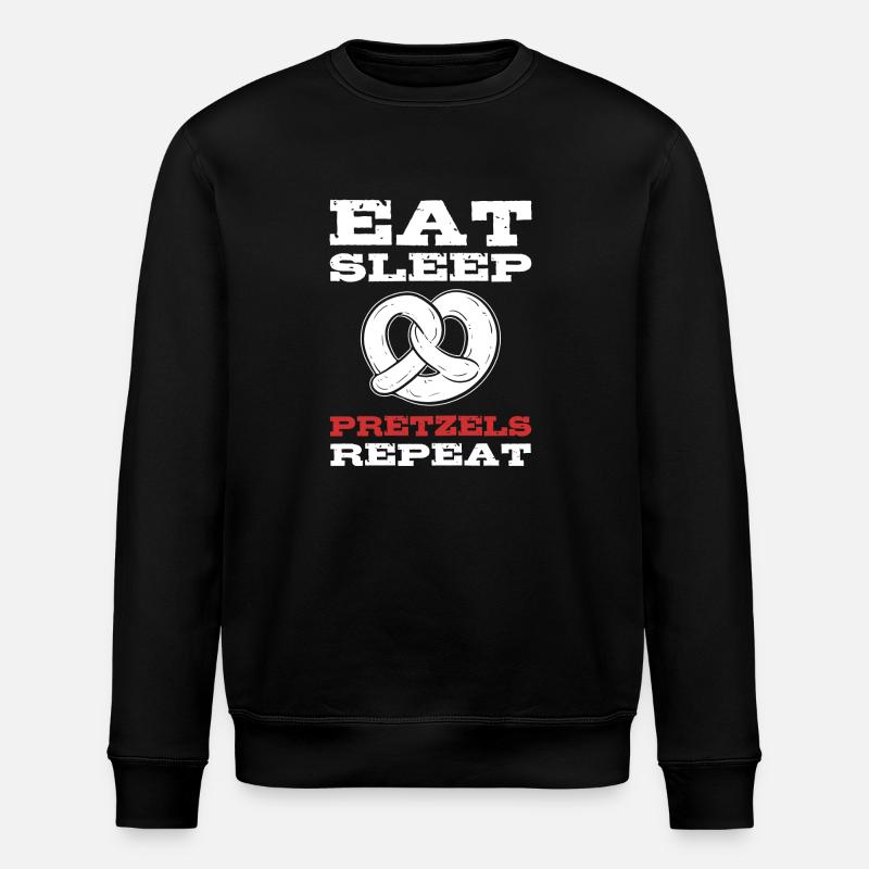 Brezel - Stanley/Stella Unisex Bio-Sweatshirt ROLLER - Schwarz
