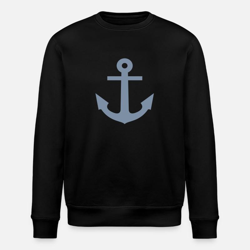 anchor - Stanley/Stella Unisex Bio-Sweatshirt ROLLER - Schwarz