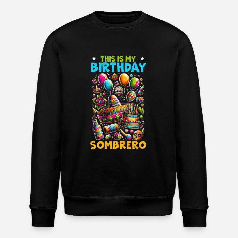 Drôle Cinco De Mayo Mexique - Sweat bio ROLLER Stanley/Stella Unisexe - noir