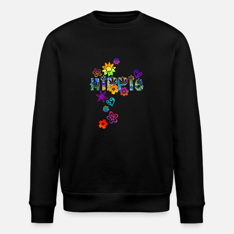 HIPPIE - Stanley/Stella ROLLER Unisex Organic Sweatshirt - black