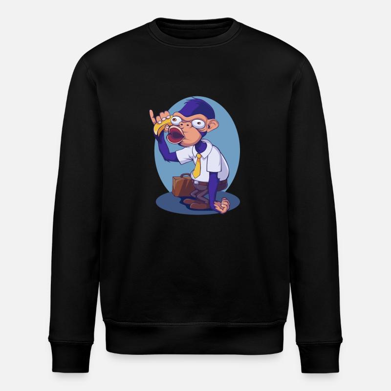 Monkey Business - Stanley/Stella Unisex Bio-Sweatshirt ROLLER - Schwarz