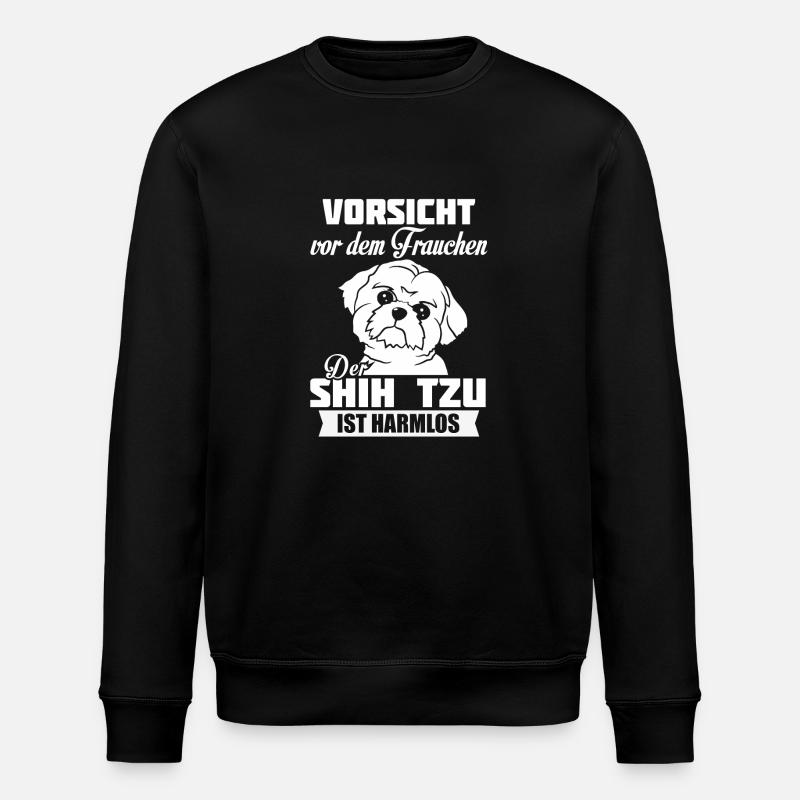Shih Tzu - Stanley/Stella ROLLER Unisex Organic Sweatshirt - black