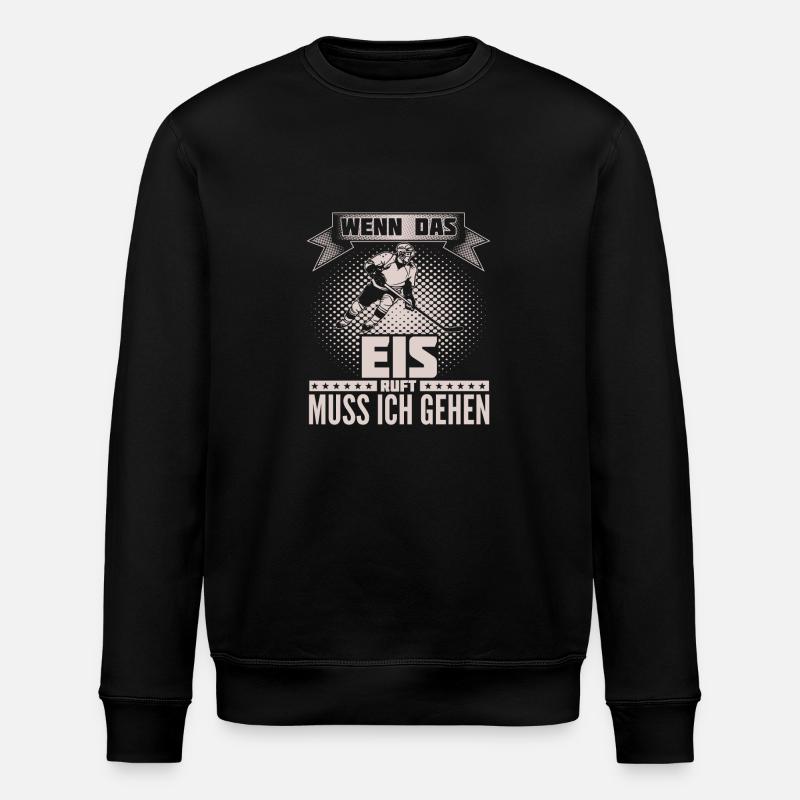 Hockey sur glace - appelez i - Sweat bio ROLLER Stanley/Stella Unisexe - noir