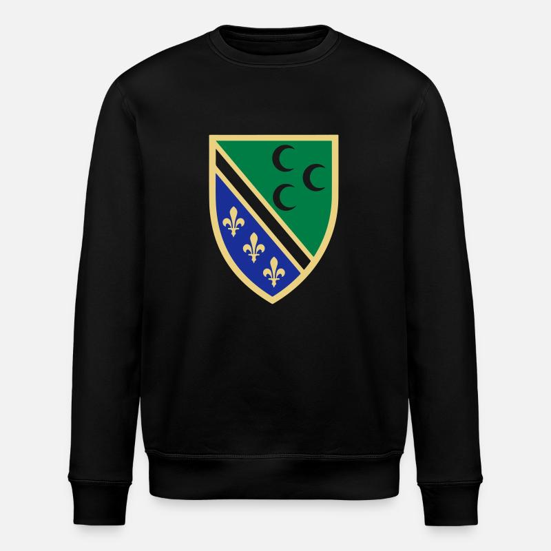 sandzak_emblem - Stanley/Stella Unisex Bio-Sweatshirt ROLLER - Schwarz