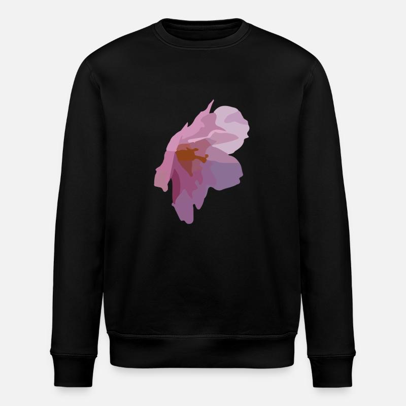 Blüten - Stanley/Stella Unisex Bio-Sweatshirt ROLLER - Schwarz