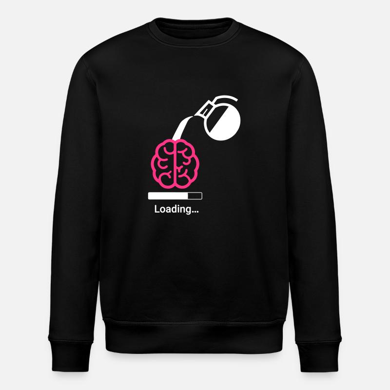 Coffee charging status - Stanley/Stella ROLLER Unisex Organic Sweatshirt - black