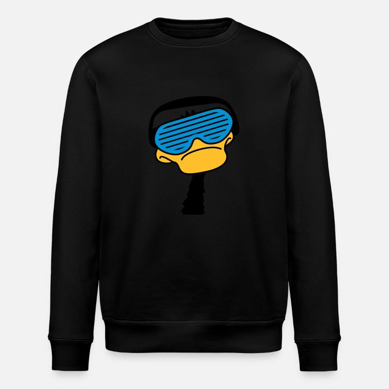 dj_duck - Stanley/Stella ROLLER Unisex Organic Sweatshirt - black