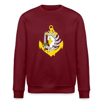 para-marine - Sweat bio ROLLER Stanley/Stella Unisexe - bordeaux - Devant - Nik (191cm)