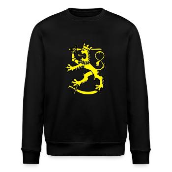 finnisches symbol finnland löwenflagge - Stanley/Stella Unisex Bio-Sweatshirt ROLLER - Schwarz - Vorne - Nik (191cm)