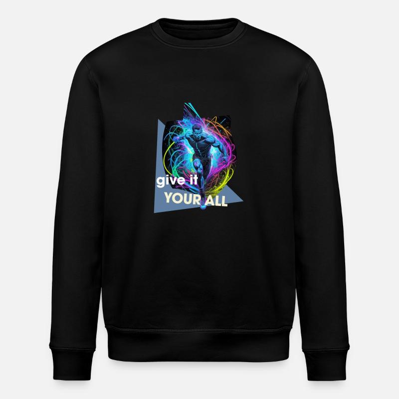the runner - Stanley/Stella Unisex Bio-Sweatshirt ROLLER - Schwarz