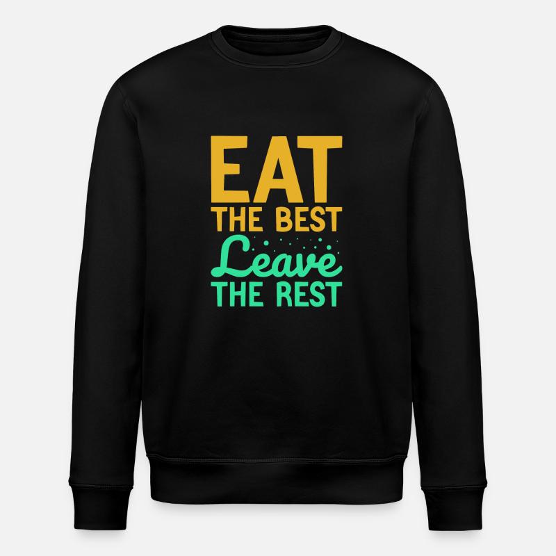 Eat the Best - Stanley/Stella Unisex Bio-Sweatshirt ROLLER - Schwarz