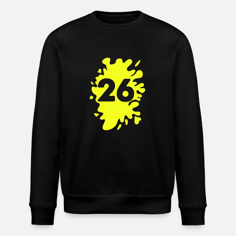 Klecks 26 - Stanley/Stella Unisex Bio-Sweatshirt ROLLER - Schwarz