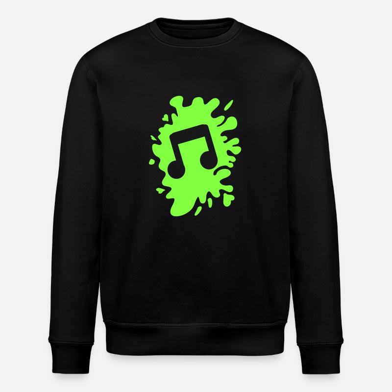 Blobs de notes de musique - Sweat bio ROLLER Stanley/Stella Unisexe - noir