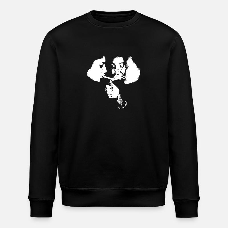 Three Special Friends - Stanley/Stella ROLLER Unisex Organic Sweatshirt - black