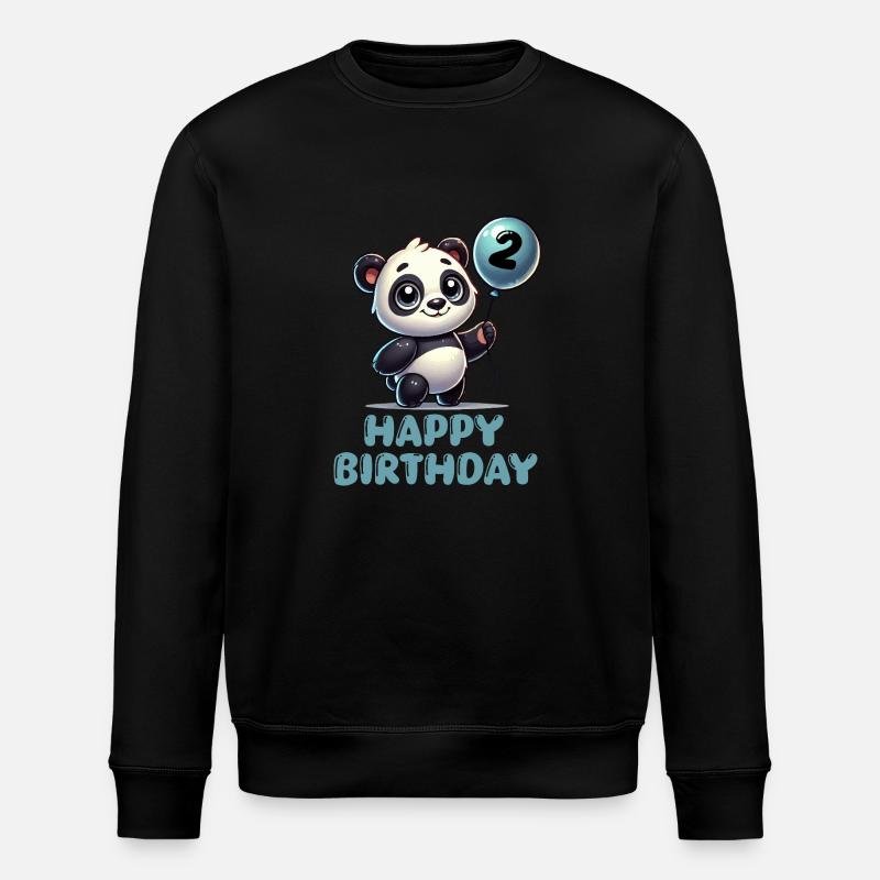 Panda BD Ballon Anniversaire 2 - Sweat bio ROLLER Stanley/Stella Unisexe - noir