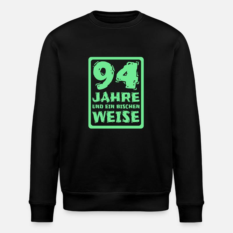 Spruch 94 - Stanley/Stella Unisex Bio-Sweatshirt ROLLER - Schwarz