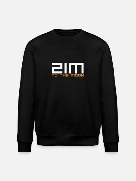 Bitcoin to the Moon - Stanley/Stella Unisex Bio-Sweatshirt ROLLER - Schwarz