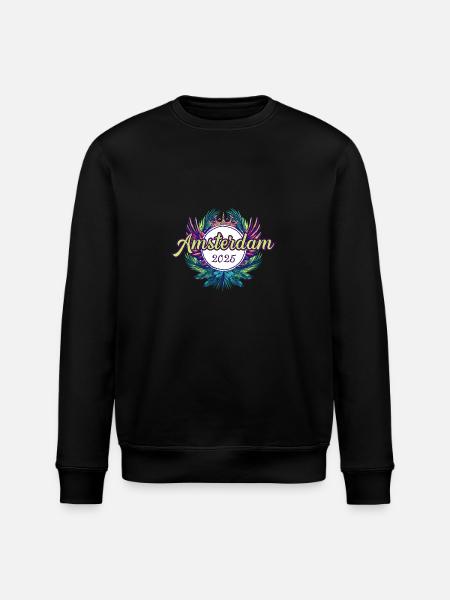 Amsterdam 2025 Team - Stanley/Stella ROLLER Unisex Organic Sweatshirt - black