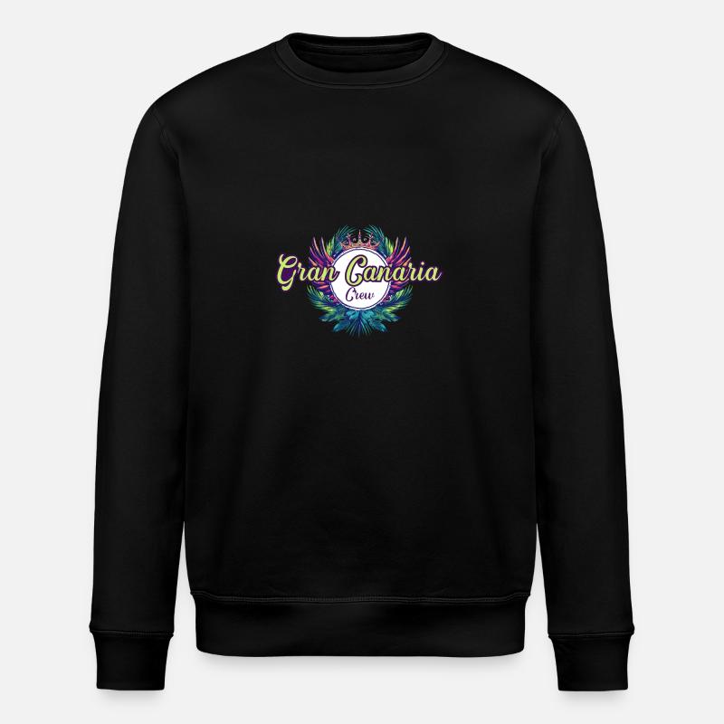 Vacances Gran Canaria Crew - Sweat bio ROLLER Stanley/Stella Unisexe - noir