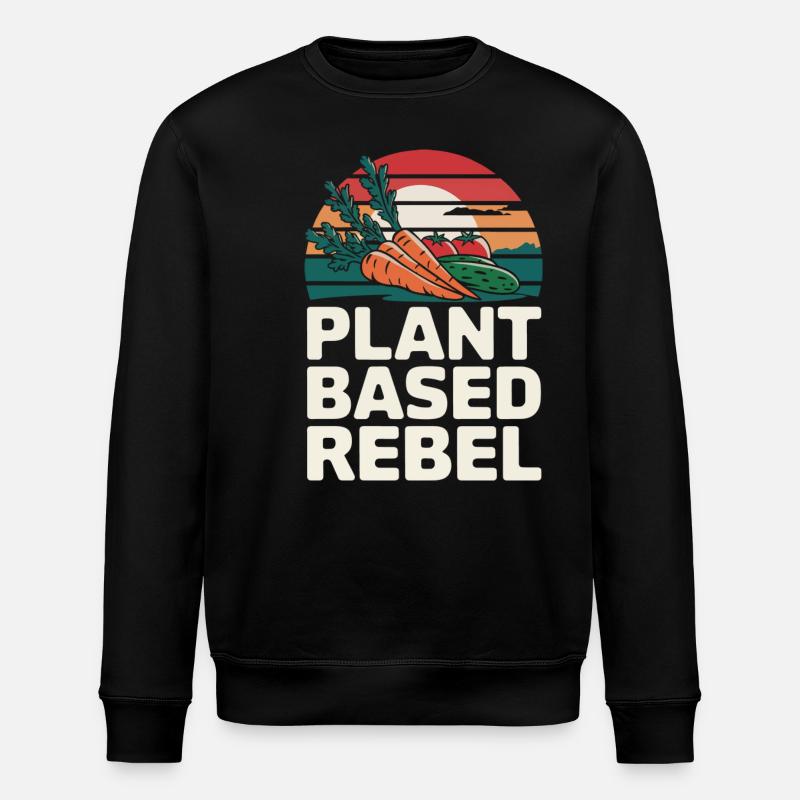 Végétarien Végétalien Végétarien Végétarien - Sweat bio ROLLER Stanley/Stella Unisexe - noir