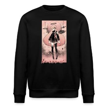 Rêve d’espace lumineux - Sweat bio ROLLER Stanley/Stella Unisexe - noir - Devant - Nik (191cm)