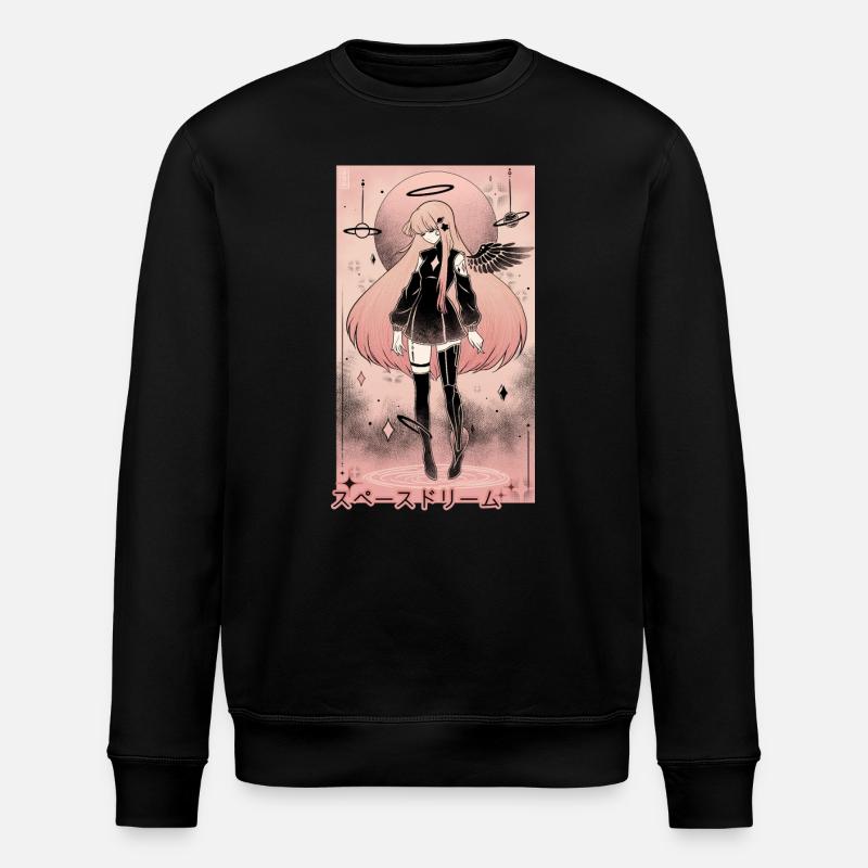 Bright Space Dream - Stanley/Stella ROLLER Unisex Organic Sweatshirt - black