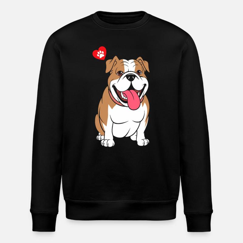 Bouledogue - Sweat bio ROLLER Stanley/Stella Unisexe - noir