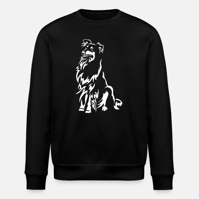 Collie "Black Edition" - Stanley/Stella ROLLER Unisex Organic Sweatshirt - black