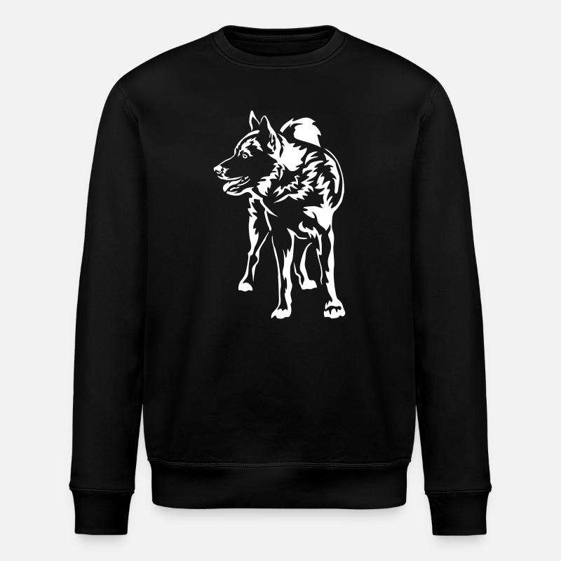 Elkhound norvégien « Black Edition » - Sweat bio ROLLER Stanley/Stella Unisexe - noir