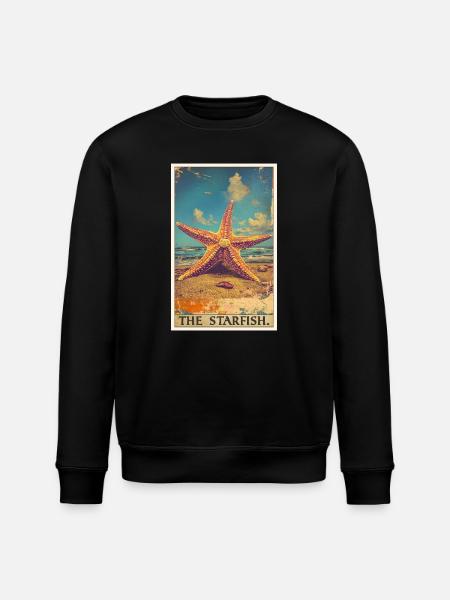 Starfish Starfish - Stanley/Stella ROLLER Unisex Organic Sweatshirt - black