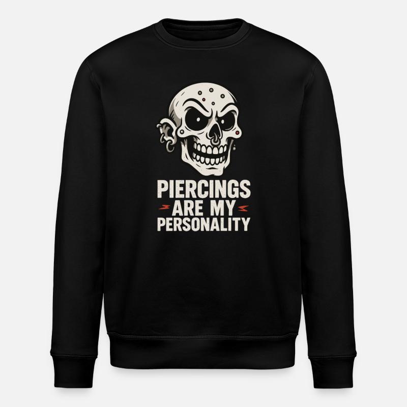 Piercing Addict Body Mod Enthusiast - Sweat bio ROLLER Stanley/Stella Unisexe - noir