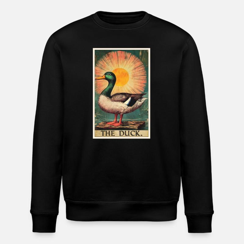 Enten Ente - Stanley/Stella Unisex Bio-Sweatshirt ROLLER - Schwarz