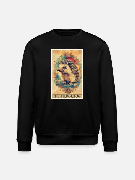 Hérisson - Sweat bio ROLLER Stanley/Stella Unisexe - noir