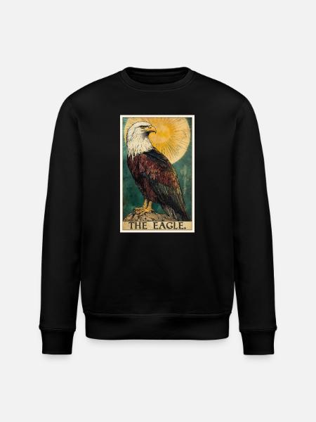 Eagle - Stanley/Stella ROLLER Unisex Organic Sweatshirt - black