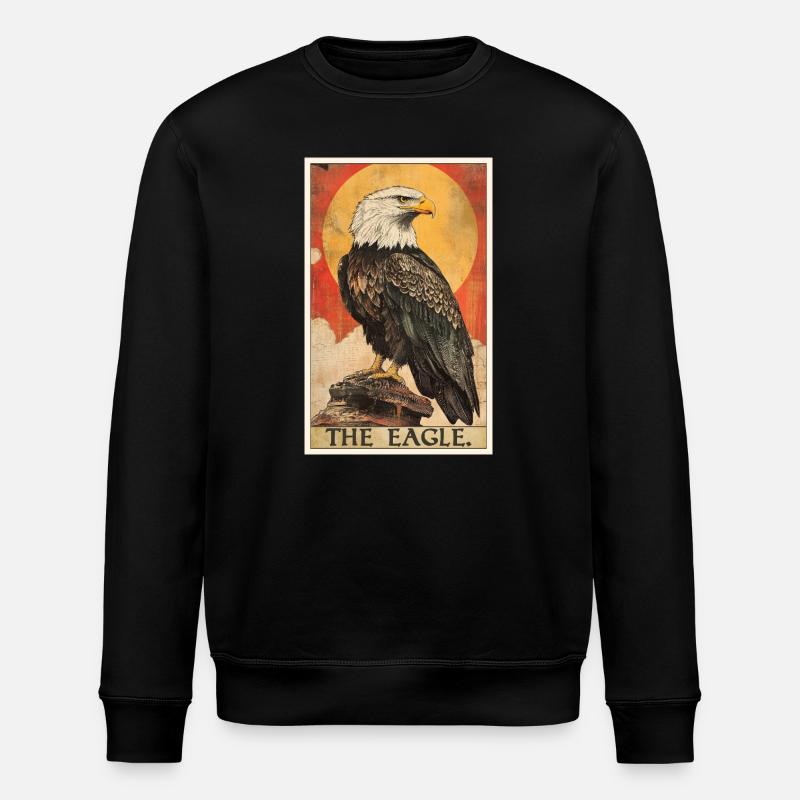 Adler - Stanley/Stella Unisex Bio-Sweatshirt ROLLER - Schwarz