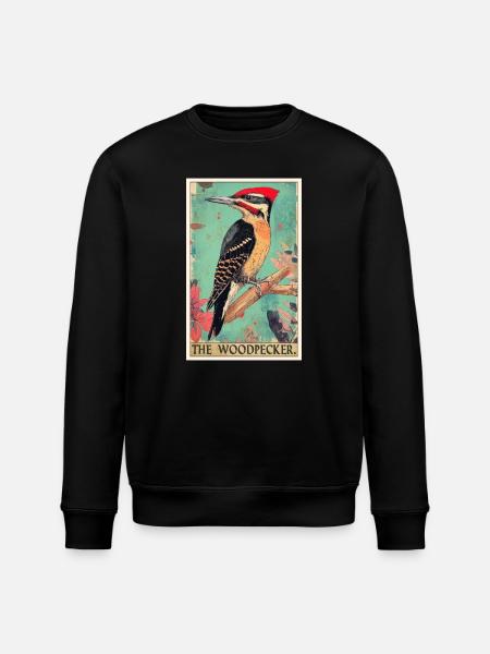 Spechte Specht - Stanley/Stella Unisex Bio-Sweatshirt ROLLER - Schwarz