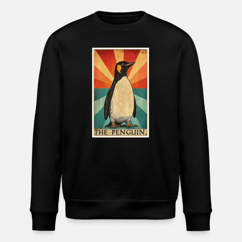 Penguins Penguin - Stanley/Stella ROLLER Unisex Organic Sweatshirt - black