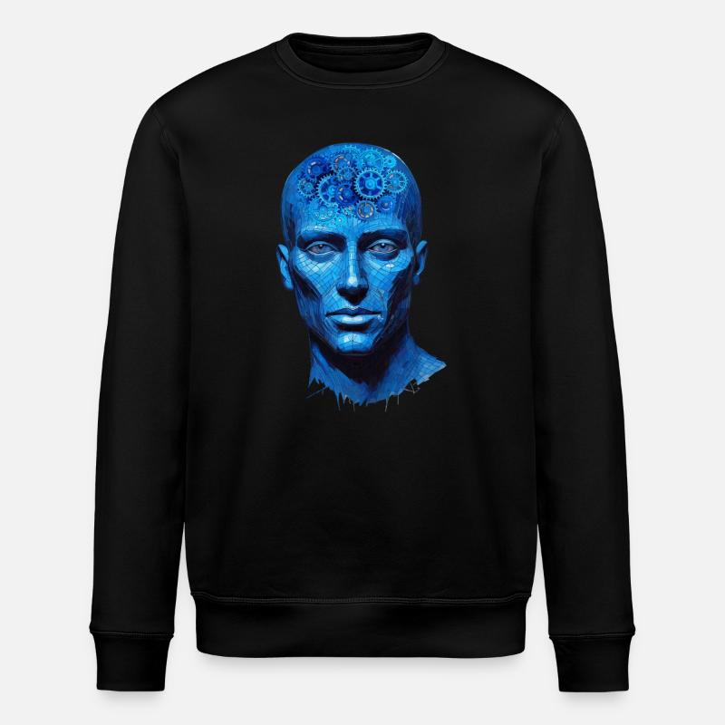 ENGRENAGES DE TÊTE - Sweat bio ROLLER Stanley/Stella Unisexe - noir