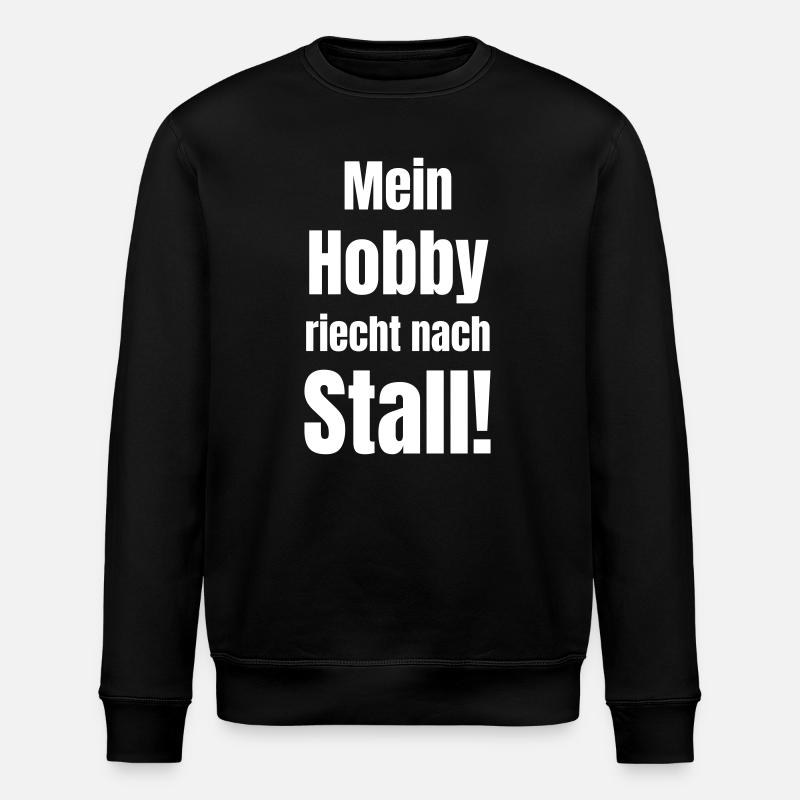 Mon hobby s’étend après l’écurie - Sweat bio ROLLER Stanley/Stella Unisexe - noir