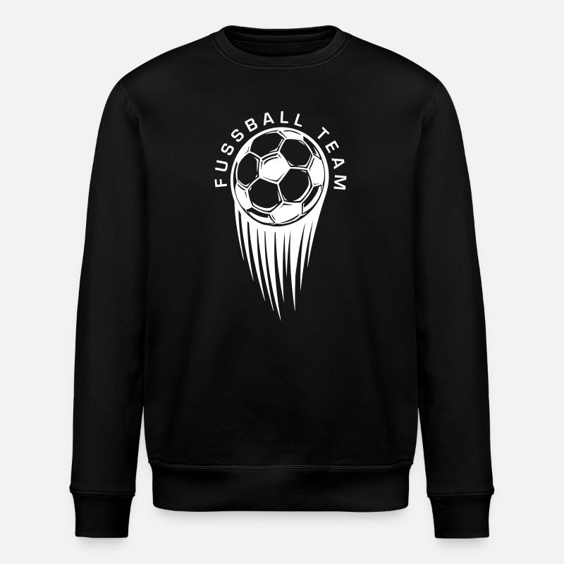 Fussball Team - Stanley/Stella Unisex Bio-Sweatshirt ROLLER - Schwarz