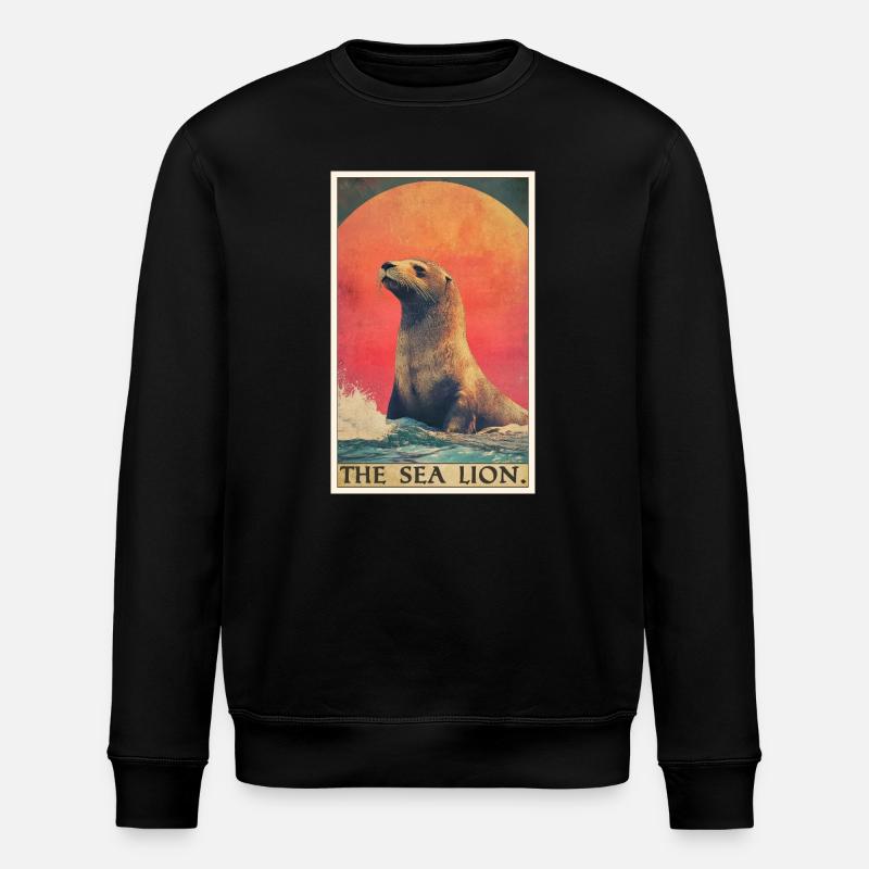 Lions de mer Lion de mer - Sweat bio ROLLER Stanley/Stella Unisexe - noir