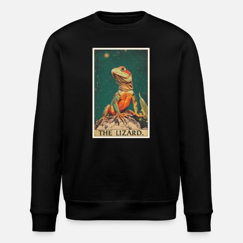 Firben Firben - Stanley/Stella økologisk unisex-sweatshirt ROLLER - sort