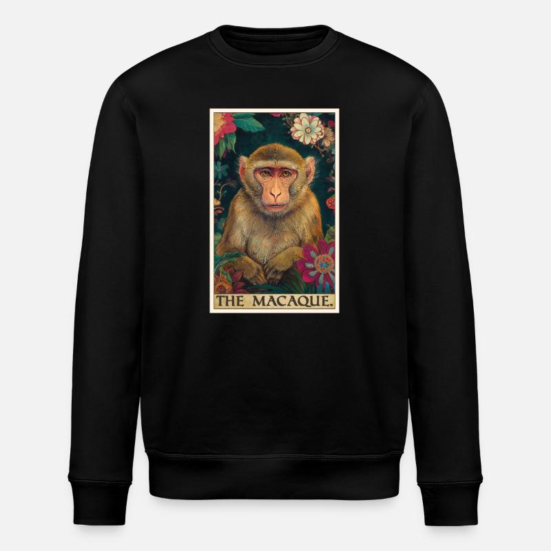 Macaque Macaque - Stanley/Stella ROLLER Unisex Organic Sweatshirt - black