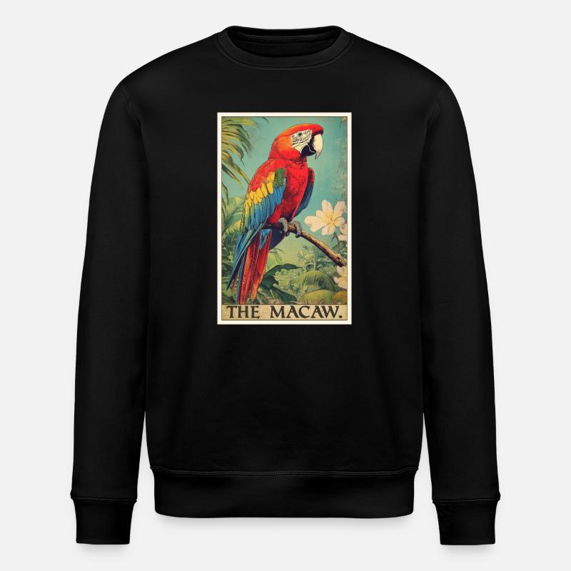 Macaw's Era - Stanley/Stella ROLLER Unisex Organic Sweatshirt - black