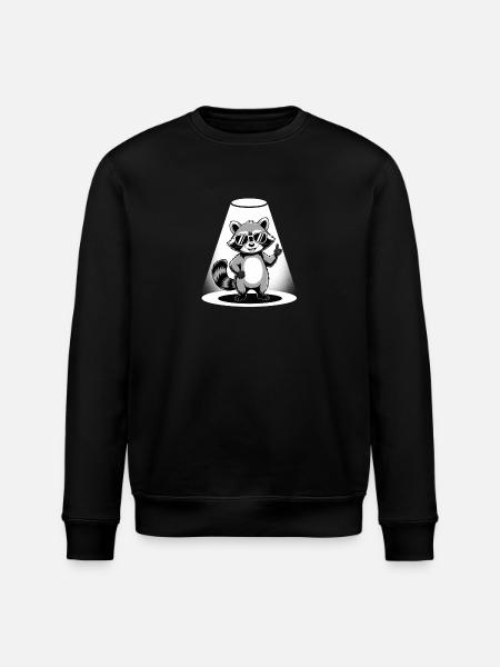 Raccoon Sunglasses - Stanley/Stella ROLLER Unisex Organic Sweatshirt - black